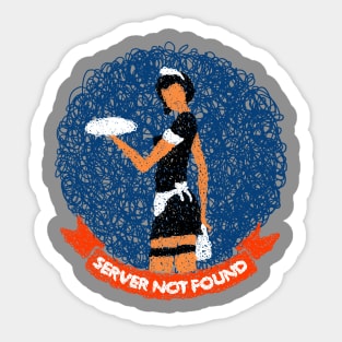 Server Not Found Sticker